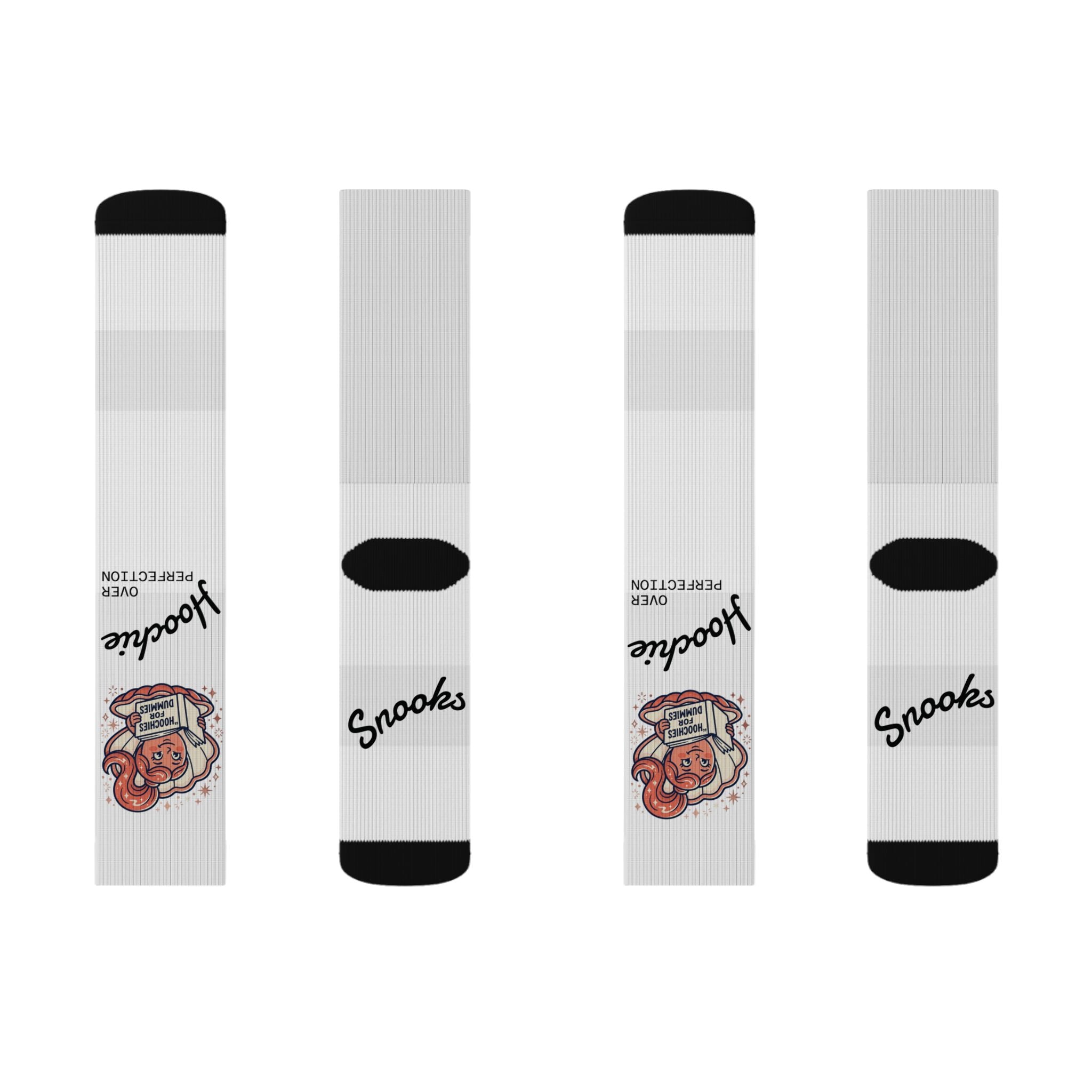 Socks — 'Snooks' Retro Clam Sublimation Crew Socks