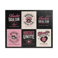 Hoochie Social Club Puzzle — Retro Pink Logo Jigsaw (110–1014 pcs)