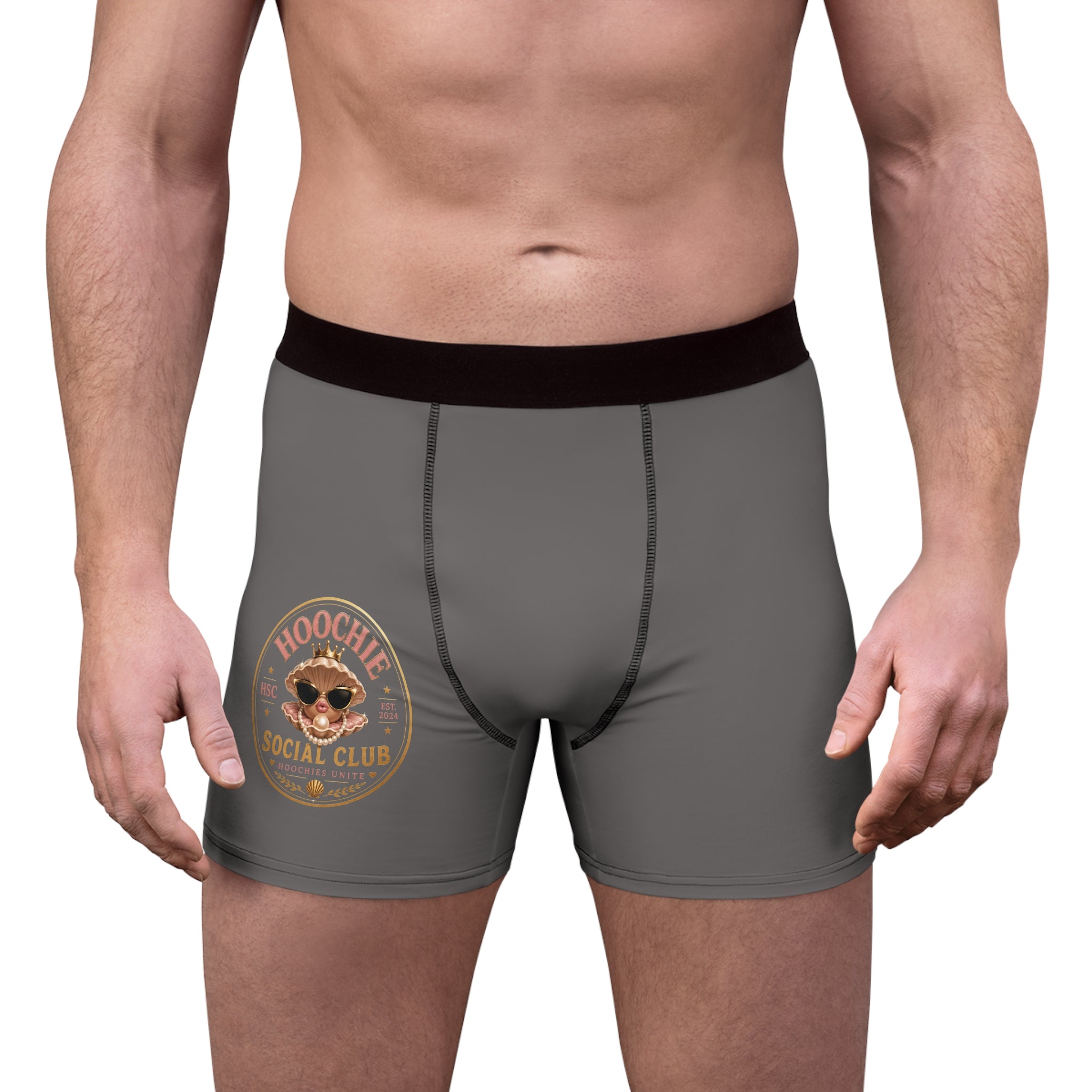 Hoochie Social Club 'I Love Clams' Men's Boxer Briefs