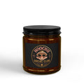 Scented Soy Candle — Hoochie Social Club Amber Jar (4oz & 9oz)