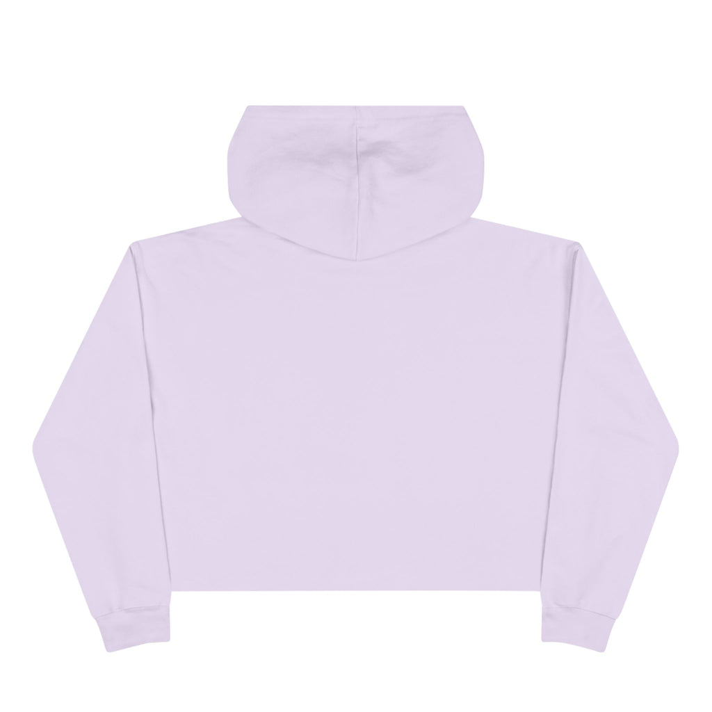 Hoochie Social Club Cropped Hoodie — Retro Sun Cat Graphic
