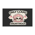 Clamantha Car Magnet — "Only Clams Anonymous" Kawaii Sticker-Style Auto Decal