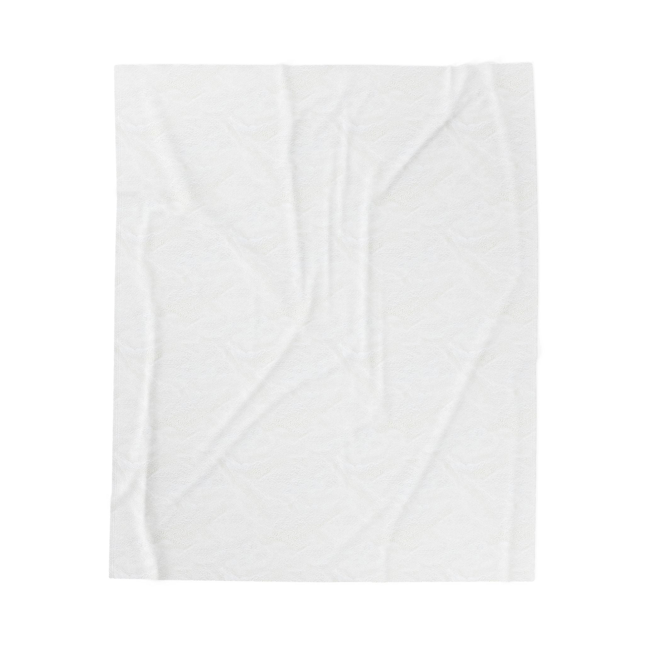 Hoochies Unite Plush Blanket — Soft Velveteen Throw with Retro Lip Graphic