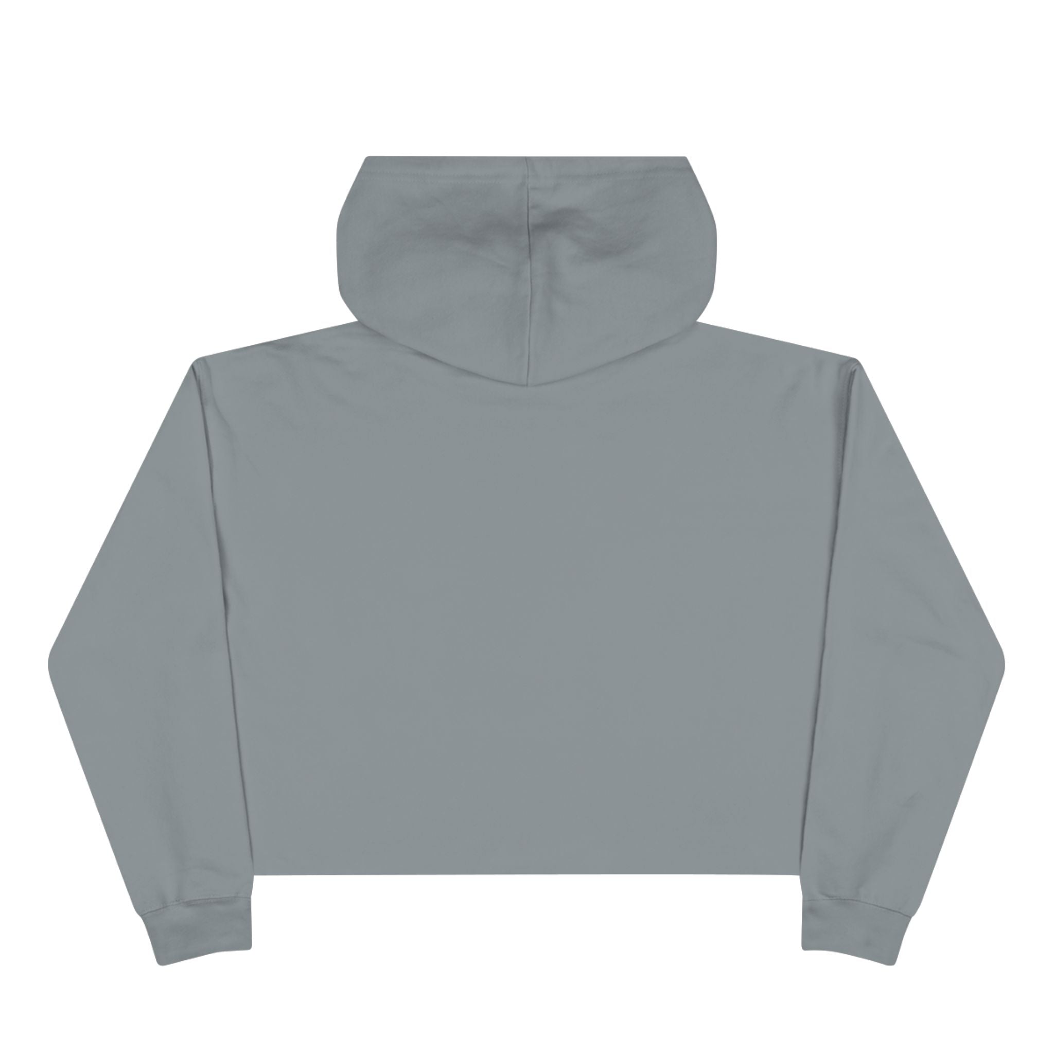 Hoochie Social Club Cropped Hoodie — Retro Sun Cat Graphic