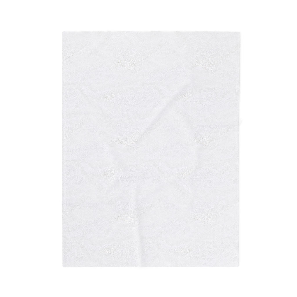 Hoochies Unite Plush Blanket — Soft Velveteen Throw with Retro Lip Graphic