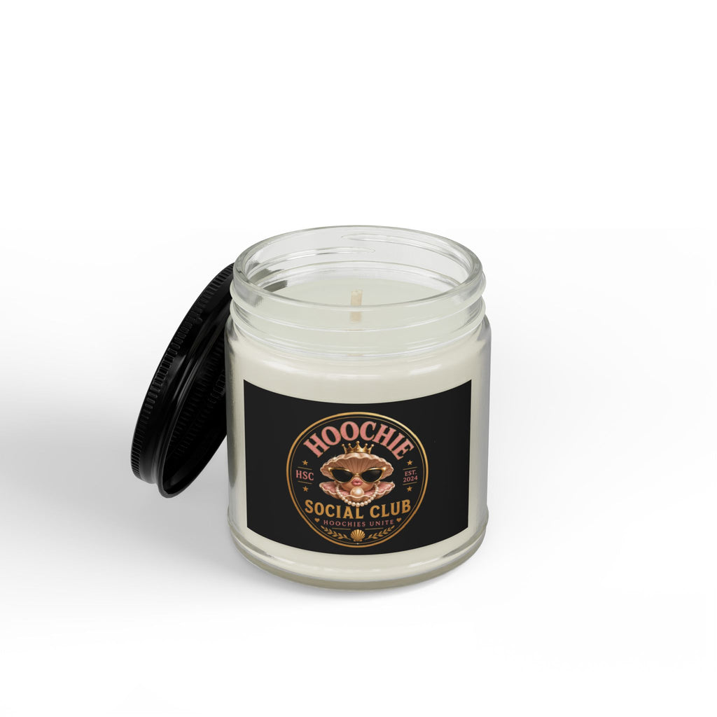 Scented Soy Candle — Hoochie Social Club Amber Jar (4oz & 9oz)